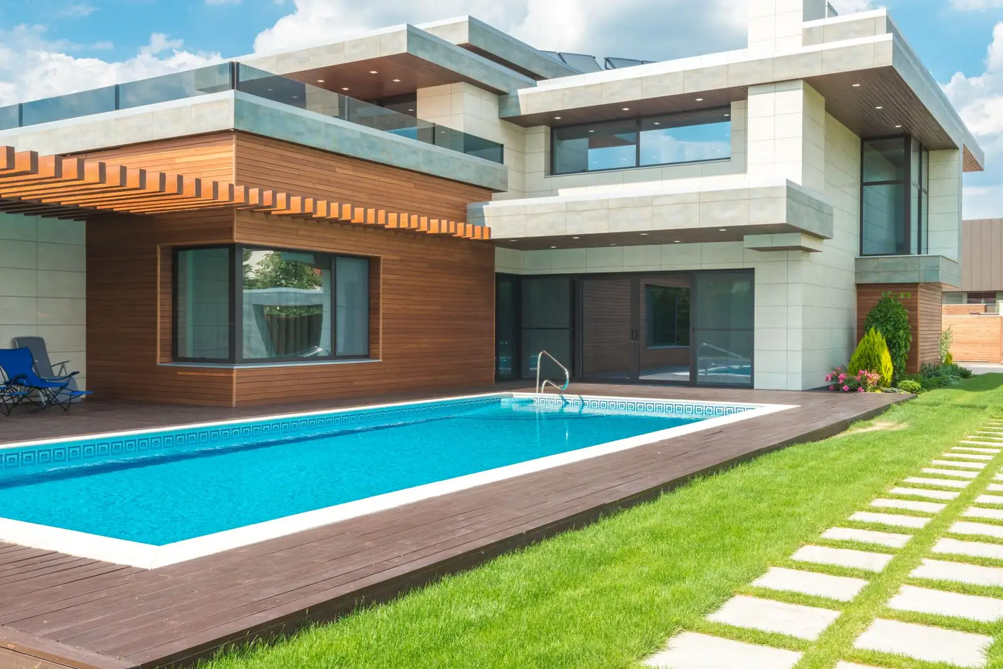 Swimming pool built in Hamilton North, NSW